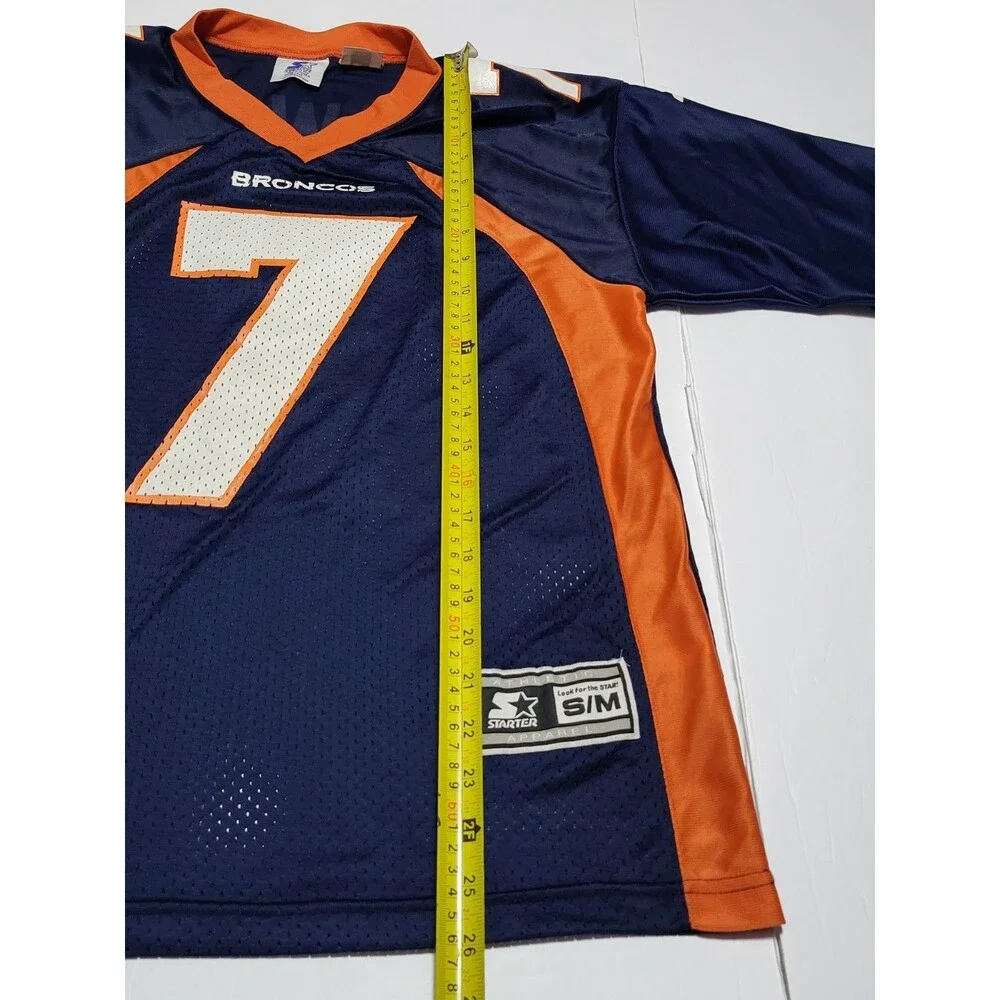 (#L3)  Denver Broncos NFL Football Jersey Men's Size Small Blue Short Sleeve